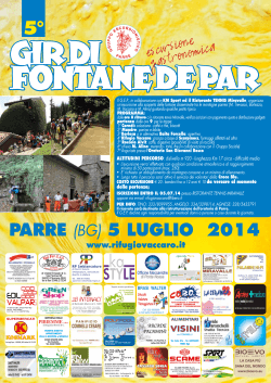 Gir di Fontane 2014