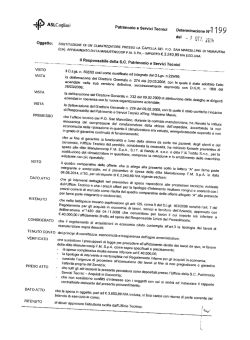 Determina n. 1199 del 07/10/2014