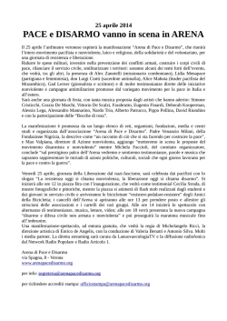 il comunicato stampa - Circolo Culturale Primomaggio