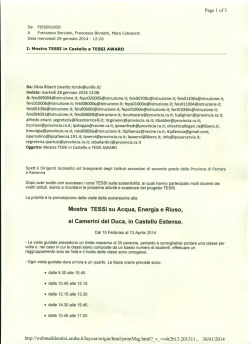 Informazioni sulla mostra (PDF)