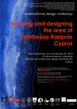 Reading and designing the area of Lambousa