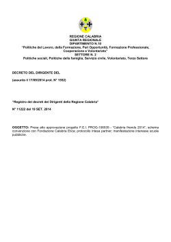 Decreto n.11222 del 19.09.2014