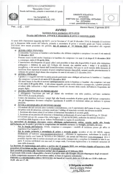 Iscrizioni a.s.2015-2016