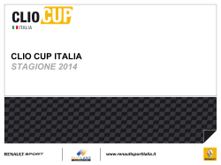 calendario 2014 - Renault Sport Italia