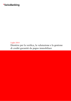 Direttive per la verifica, la valutazione e la gestione
