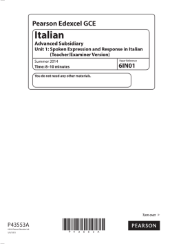 Italian - ExamTestPrep