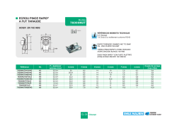 ECROU PINCE RAPID® A FUT TARAUDE 78300NUT