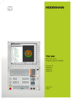 TNC 640 - Manuale utente Programmazione DIN/ISO
