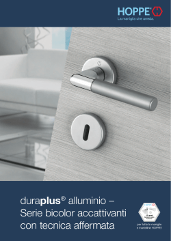 duraplus® alluminio – Serie bicolor accattivanti con