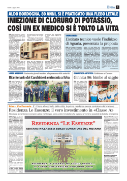 iniezione di cloruro di potassio, cos&igrave; un ex medico si &egrave; tolto la vita