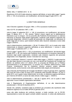 IL CONSIGLIO DI AMMINISTRAZIONE