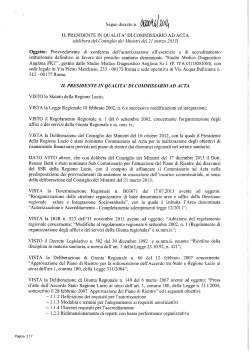 Decreto n. U000094 del 25 marzo 2014