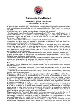 scad. 09/01/2014 - Automobile Club Cagliari
