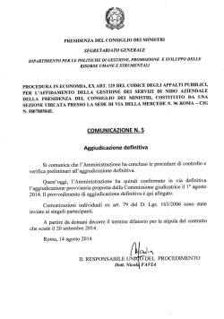 Comunicazione n. 5