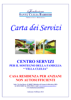 Servizi per il sostegno della Famiglia "Villa Clelia"