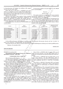 Decreto 26 settembre 2014