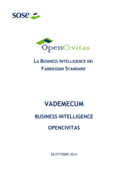 Il Vademecum della Business Intelligence OpenCivitas