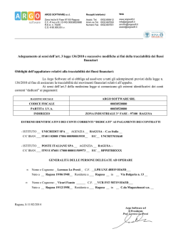 Dichiarazione tracciabilit&agrave; nuova