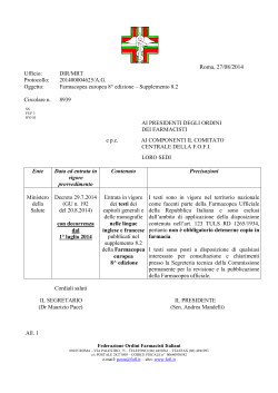 8939 - Ordine dei Farmacisti della Provincia di Bologna