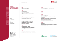 Il valore economico e sociale del lavoro volontario