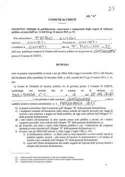 CONS. FEBO LUIGI - Gazzetta Amministrativa