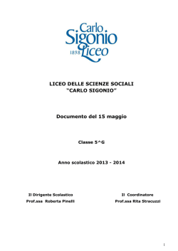 Documento 15 maggio 2013 2014