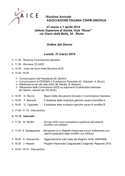 OdG Riunione Annuale_AICE 31 marzo e 1 aprile 2014