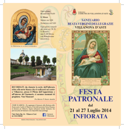 FESTA PATRONALE - comuninrete.at.it