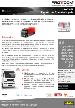 Download Remoto del Cronotachigrafo