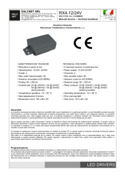 RX4-12/24V LED DRIVERS