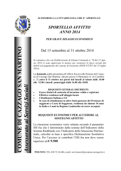 volantino FSA 2014 - Comune di Cazzago San Martino