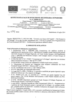 Graduatorie definitive alunni
