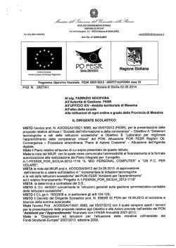 Incarico di progettista FESR
