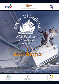 Bando di Regata - Yacht Club Porto Rotondo