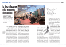 La diversificazione nella meccanica di precisione