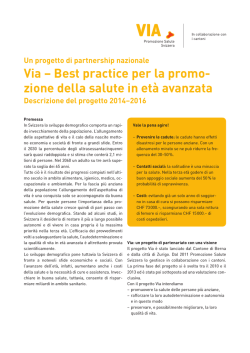 Descrizione del progetto Via 2014-2016