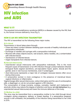 Infezione da HIV e AIDS