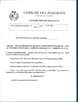 Determinazione Dirigenziale n. 804 - 2014