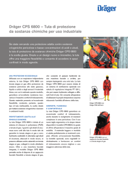 Dr&auml;ger CPS 6800 &ndash; Tuta di protezione da sostanze chimiche per