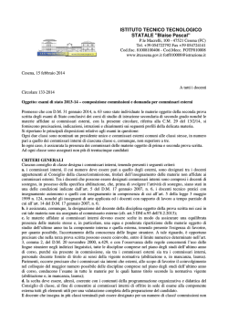 ISTITUTO TECNICO TECNOLOGICO STATALE