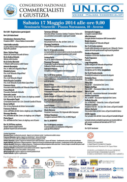 Domenico Posca Presidente UNICO &ndash; Unione