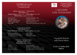 I QUADRI CHE SUONANO