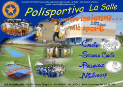 Scarica il PDF - Istituto De La Salle Parma