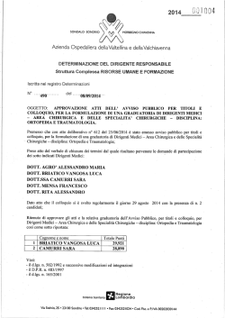 j? - Azienda Ospedaliera della Valtellina e della Valchiavenna