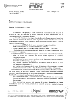 Domanda di Partecipazione