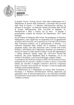 Il progetto Teacher Training Abroad, frutto della collaborazione fra il