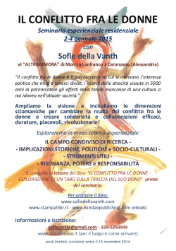 IL CONFLITTO FRA LE DONNE