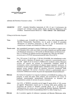 Delibera del 14 Luglio 2014, N.1115 [file]
