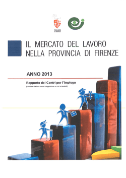IL MERCATO DEL LAVORO NELLA PROV|NO