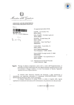 2.7.2014 proroga distacco temporaneo, senza oneri a